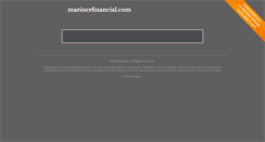 Desktop Screenshot of marinerfinancial.com